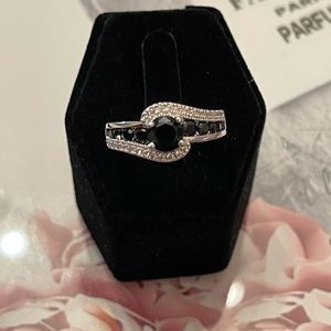 925 ANGIE BLACK DIAMOND RING